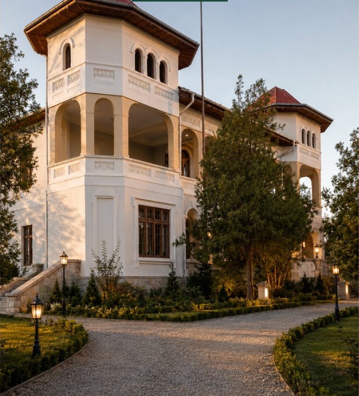 Aleea de acces și turnul de vest, restaurat, viziune de concept